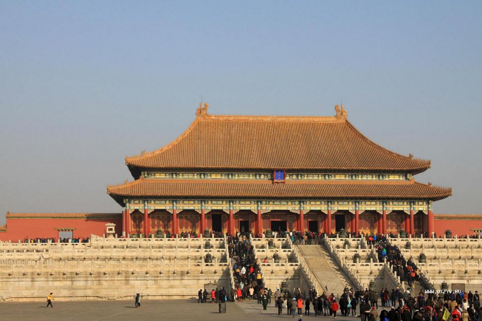 Запретный город Пекин зал высшей гармонии