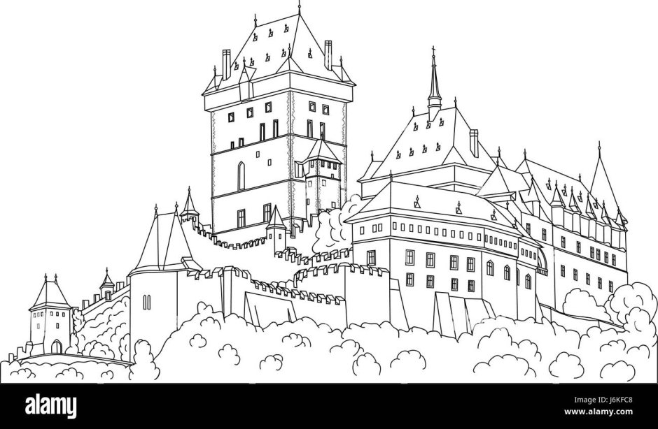 Прага крепость Карлштейн
