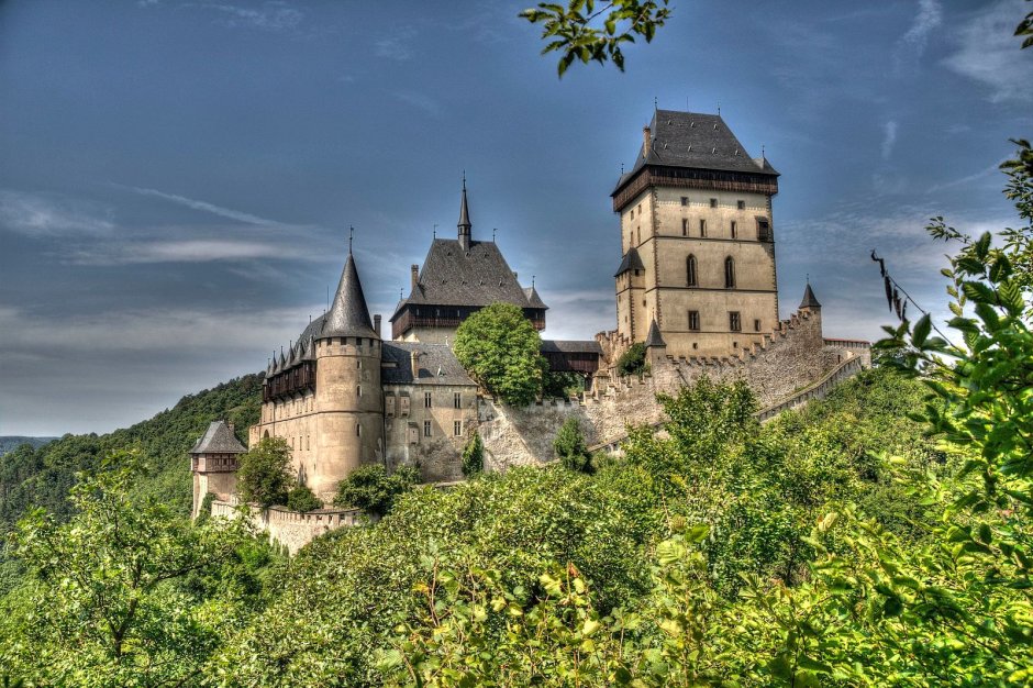 План замка Карлштейн Чехия