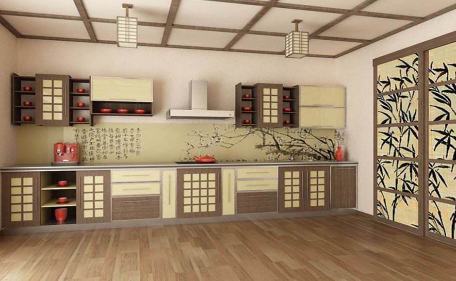 Кухня в японском стиле