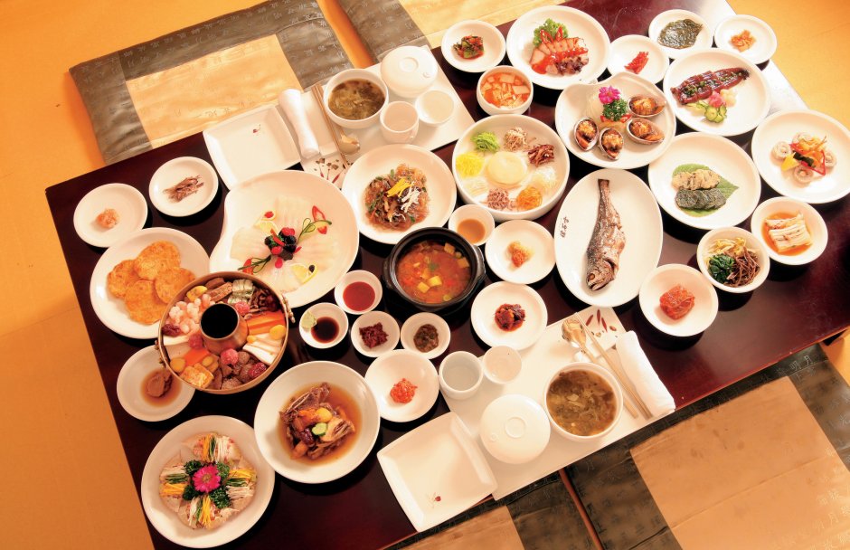 Необычные корейские еда