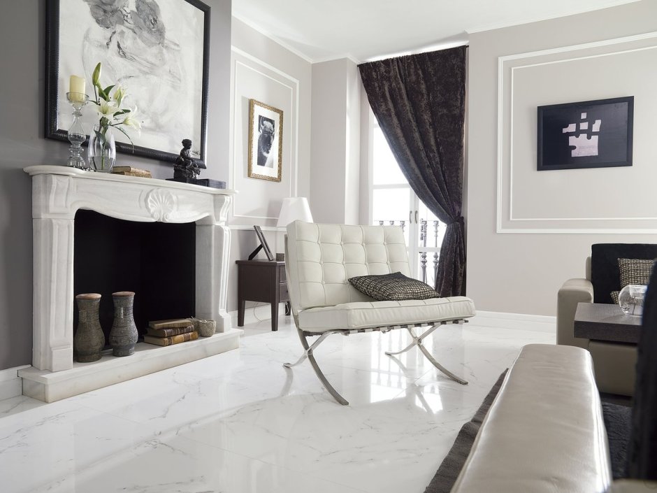 Плитка Porcelanosa marmol Carrara