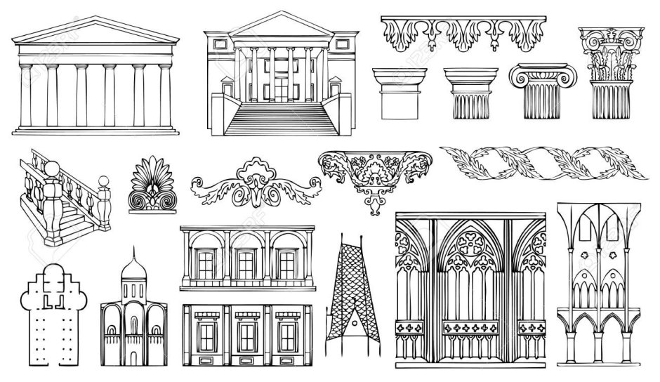 Орнамент классицизма в архитектуре