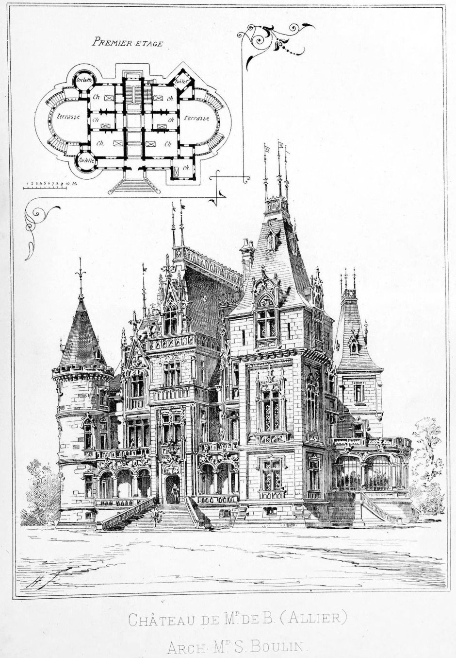 Викторианская Готика дом чертежи