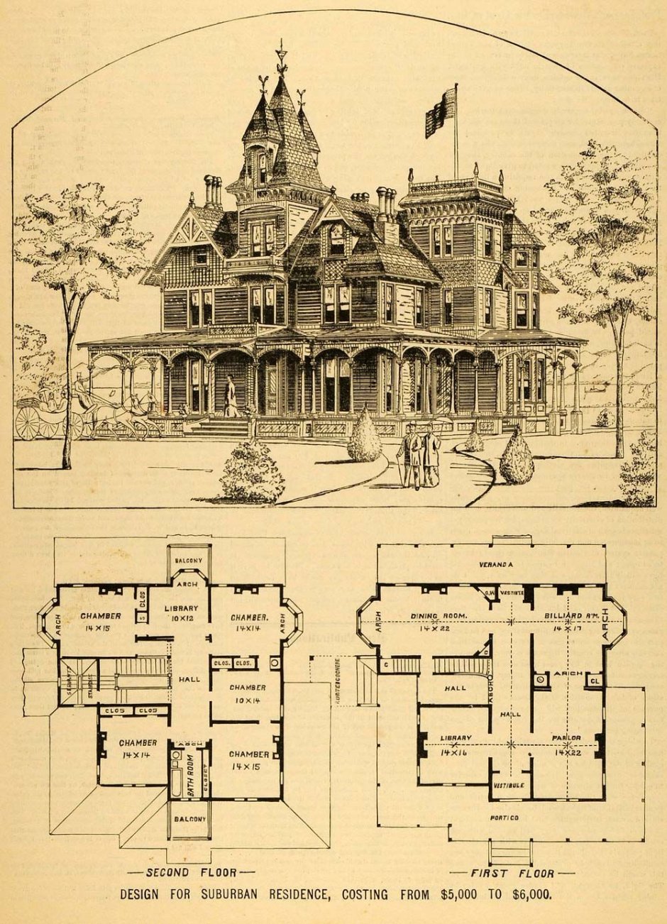 Викторианская Готика дом план