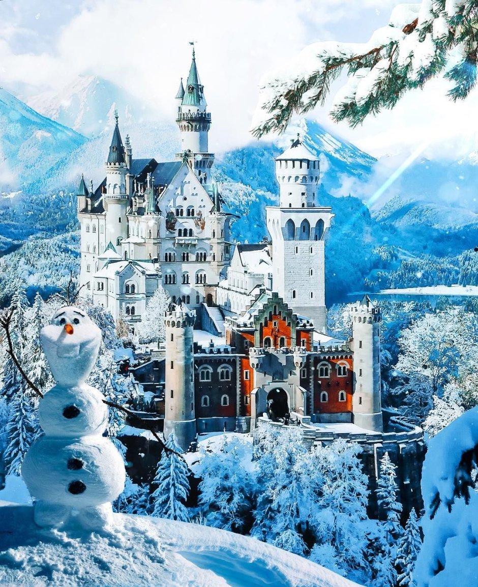 Норшвайн замок зимой