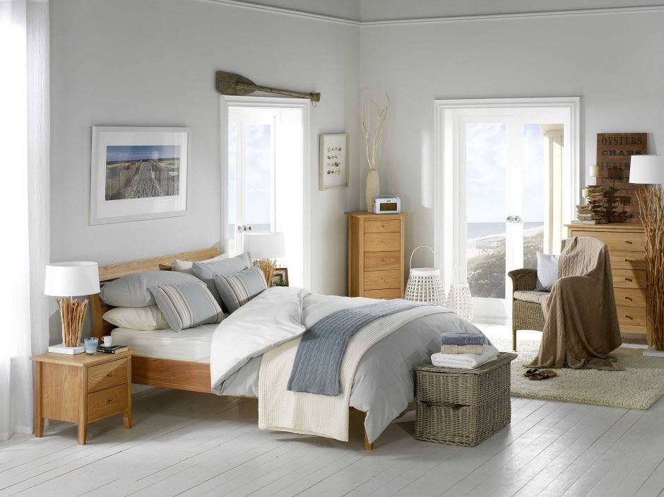 Спальня в скандинавском стиле хюгге в интерьере