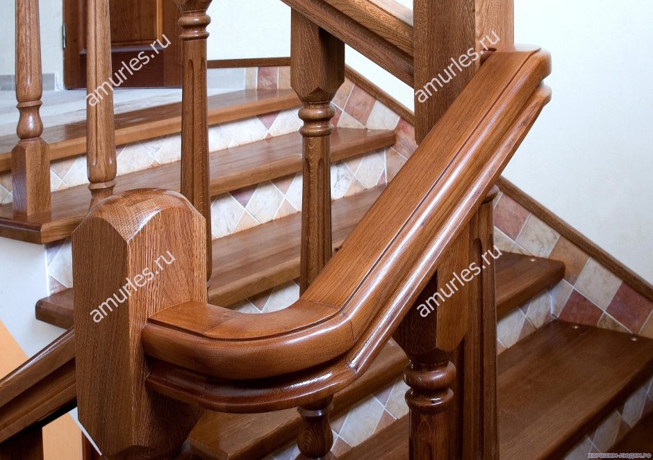 Поручень для лестницы деревянные