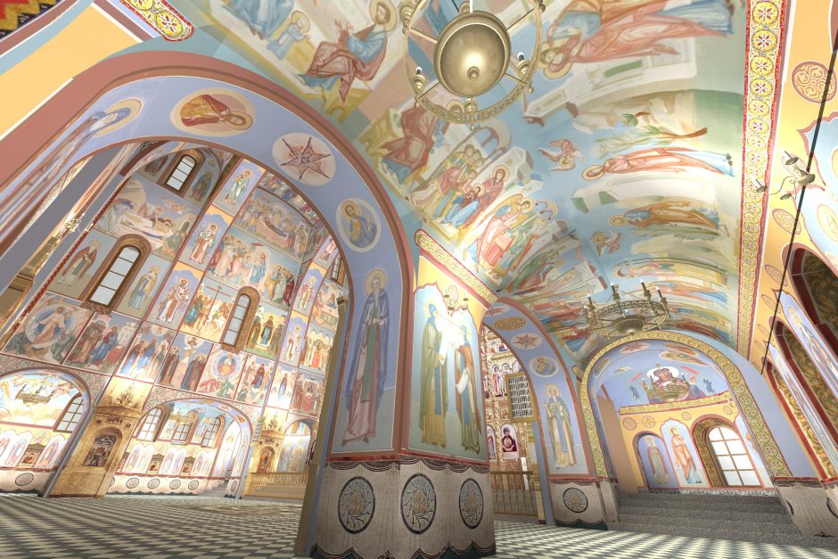 Интерьер Петропавловского собора в Петербурге