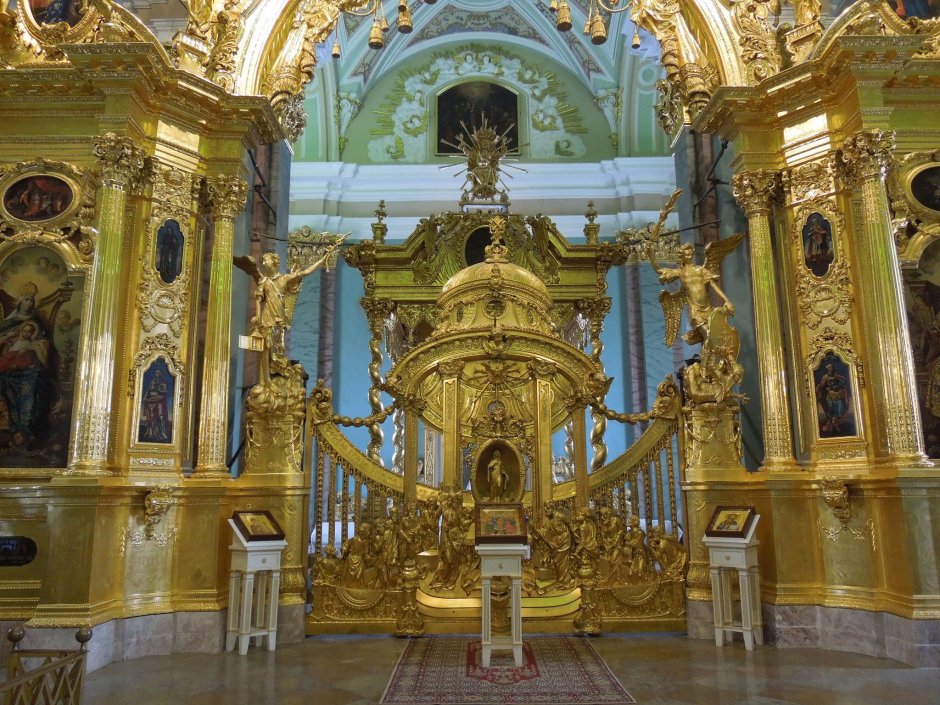 Петропавловский собор Восточный фронтон Санкт Петербург