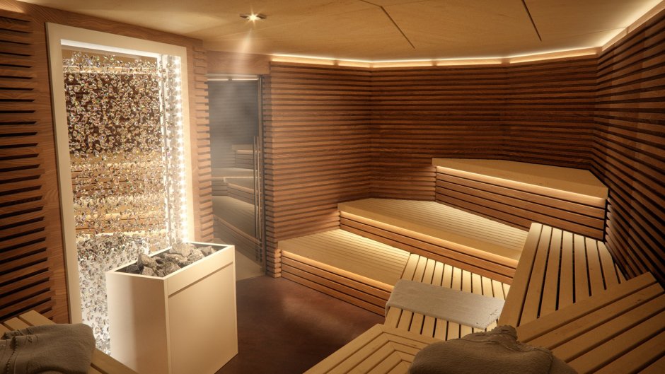 Финский сауна 3d Max