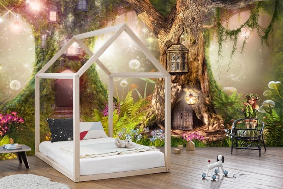 Комната в стиле сказочный лес