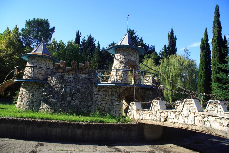 Анакопийская крепость новый Афон