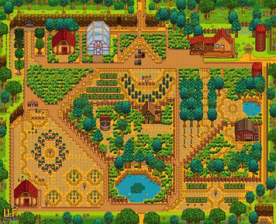 Stardew Valley Farm Design