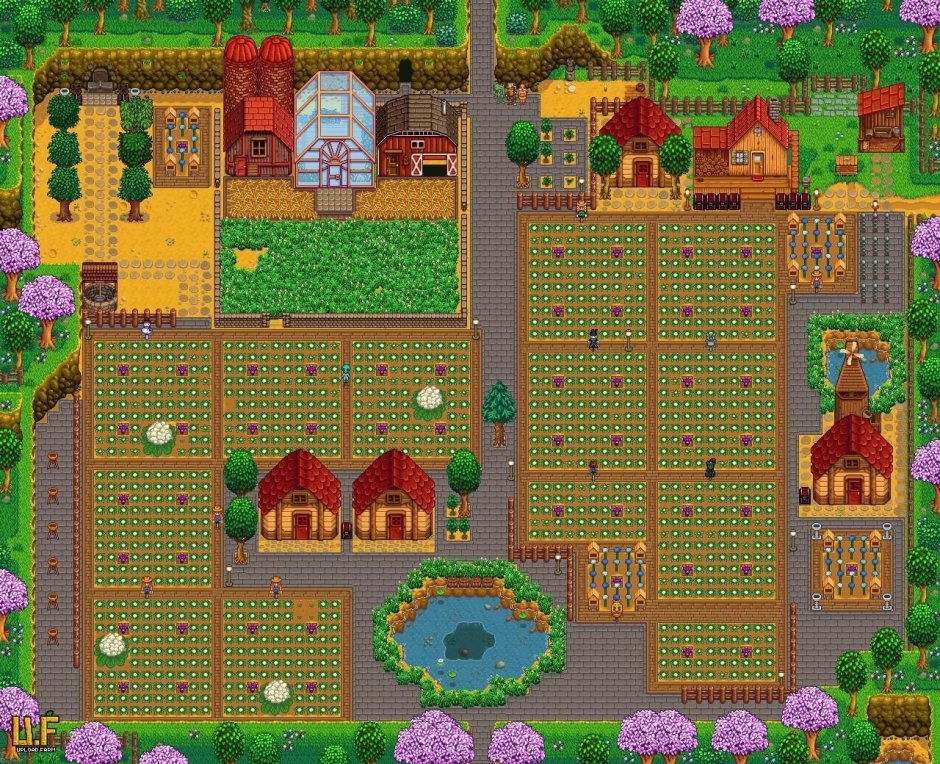 Ферма четыре угла Stardew Valley