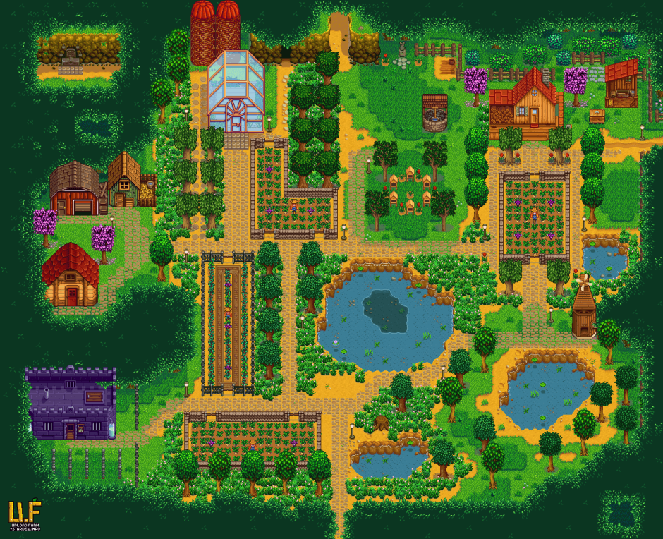 Stardew Valley Farm Design