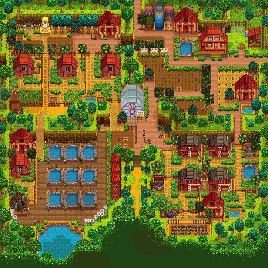 Ферма четыре угла Stardew Valley