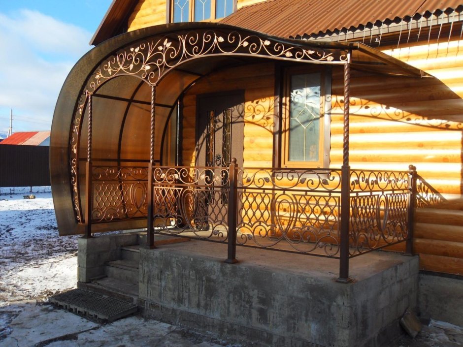 Кованная веранда