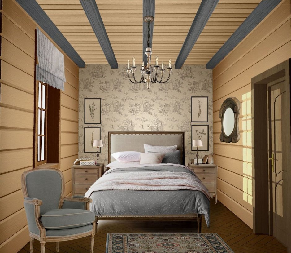 Tikkurila бежевый имитация бруса