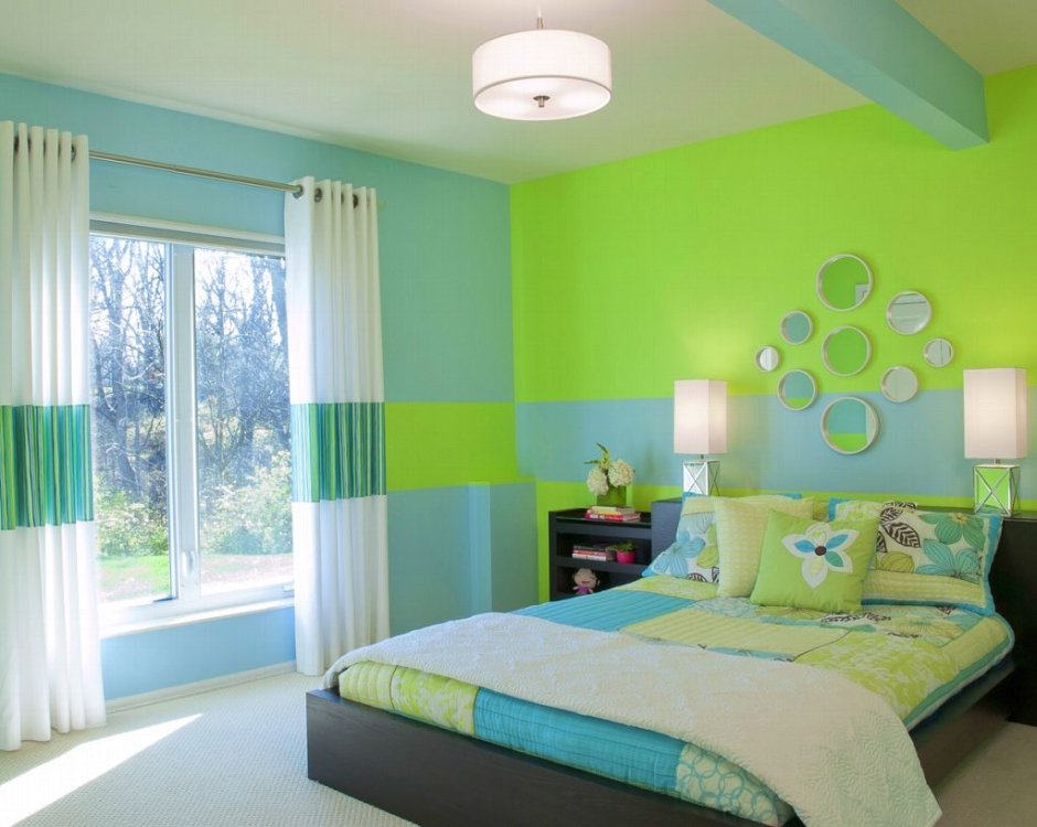 Цветовой дизайн спальни
