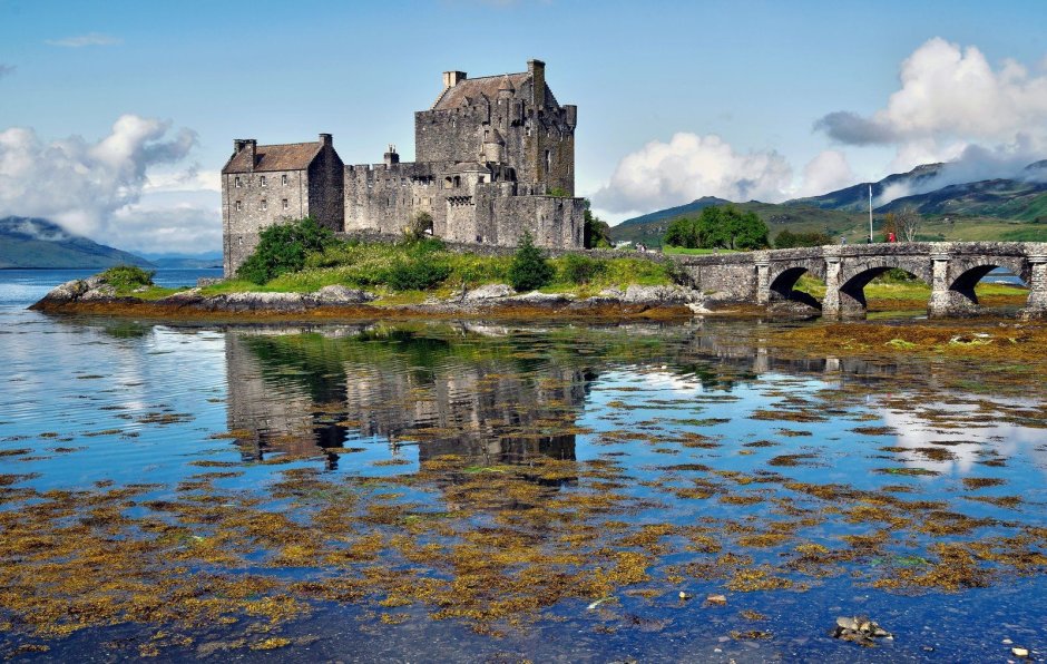 Замок Эйлен-Донан, Шотландия Западная Европа