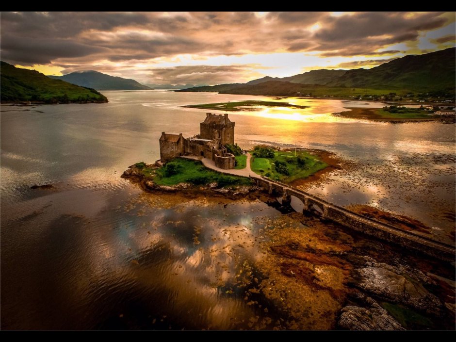 Замок Эйлен-Донан, Шотландия Западная Европа