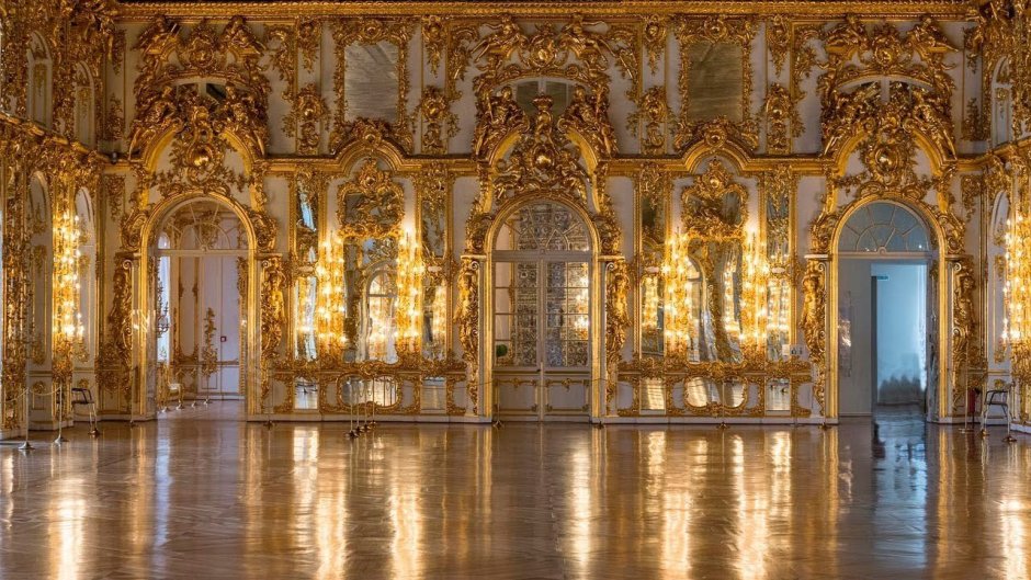 Малахитовая гостиная Эрмитаж
