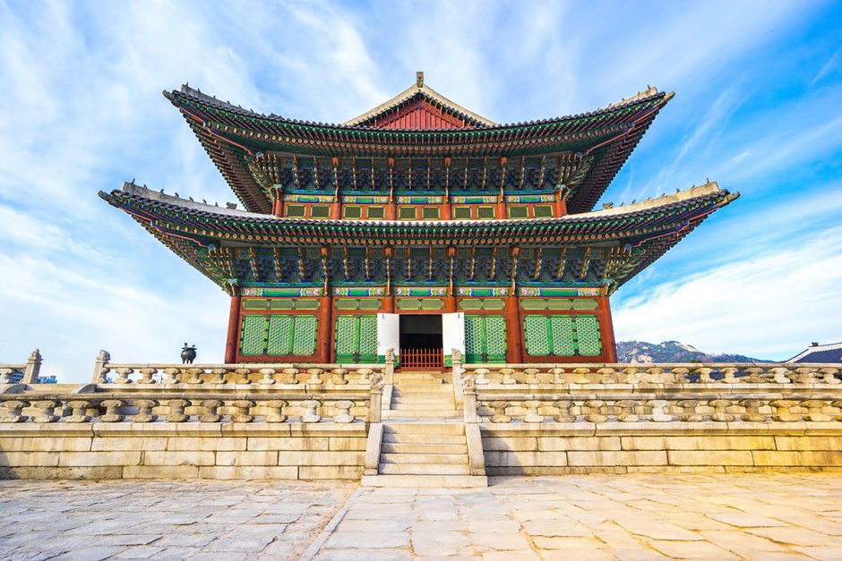 Дворец Кенбоккун в Сеуле HD