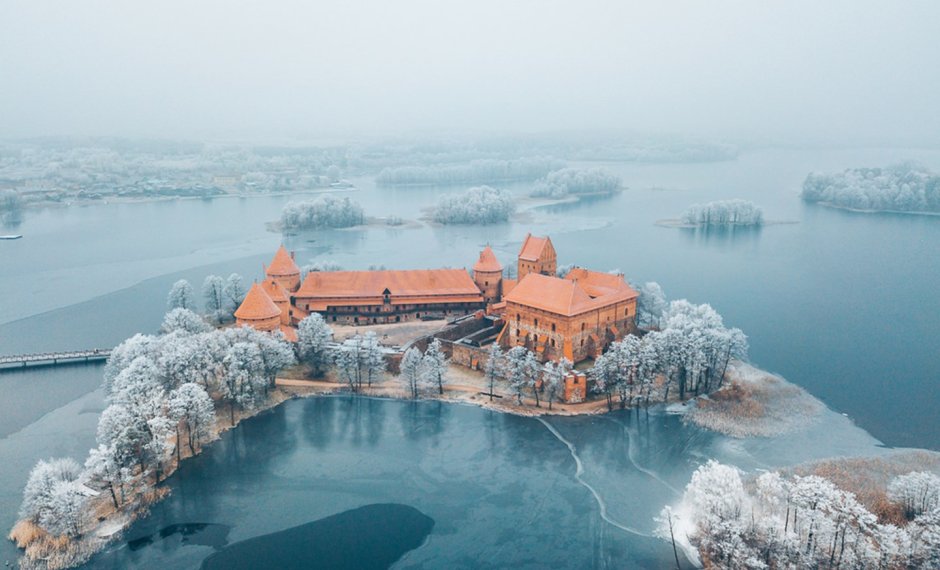 Расстояние от Риги до Тракайского замка на воде