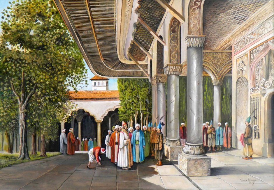Живопись Османская Империя дворец Топкапы