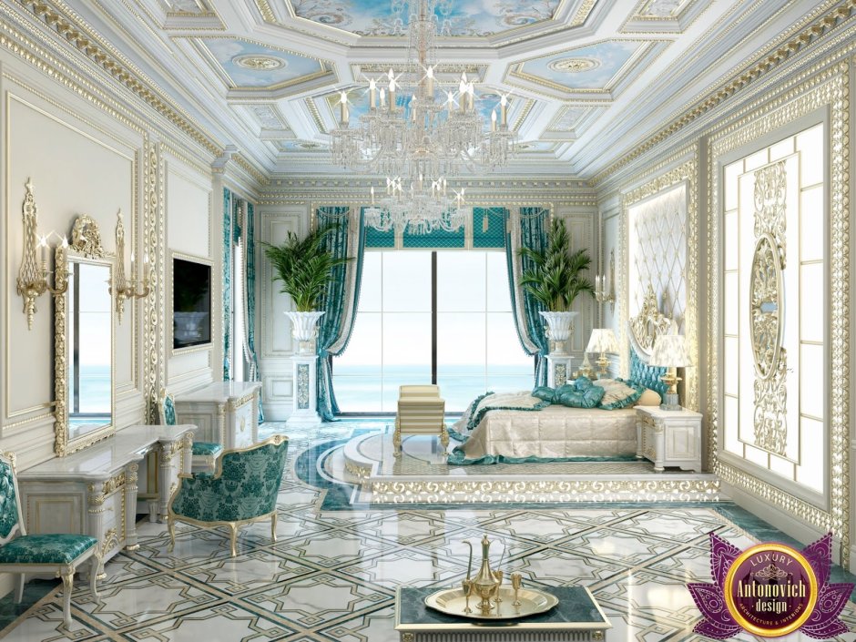 Antonovich Design спальня Королевский стиль