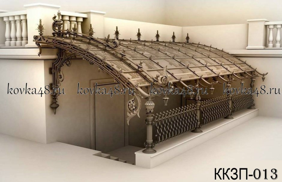 Кованые элементы в архитектуре