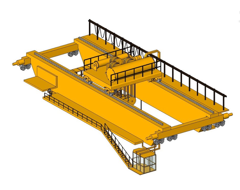 Revit семейства мостовой кран