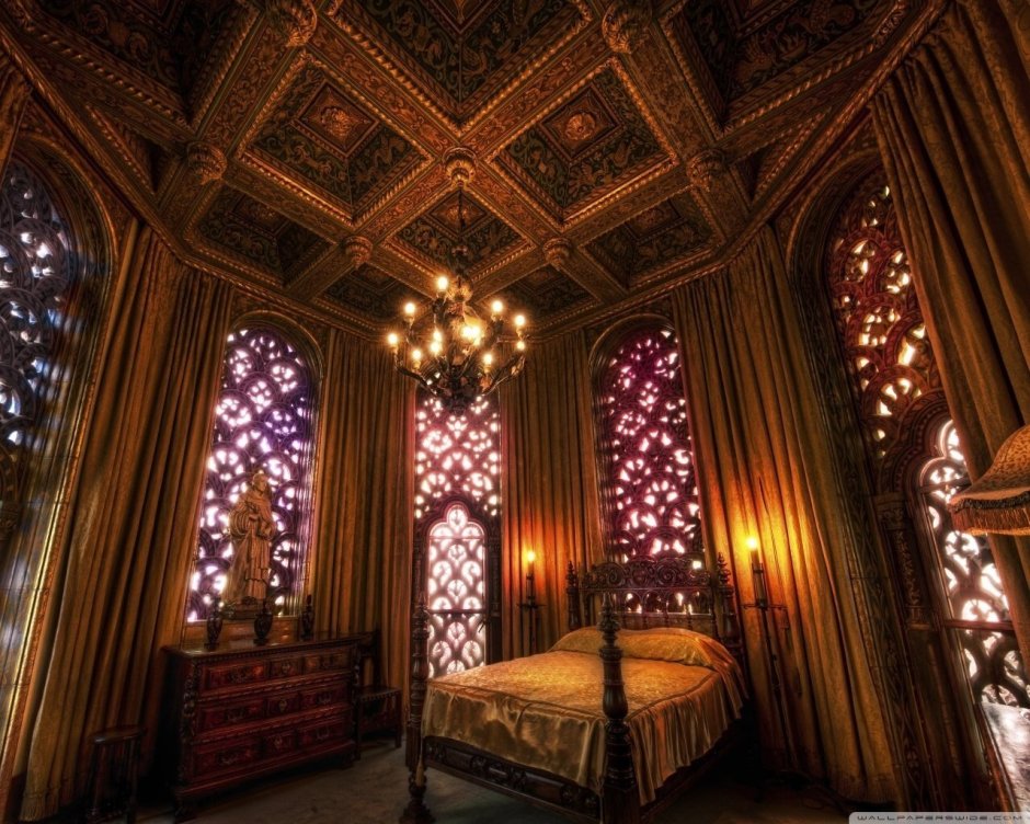 Hearst Castle интерьер