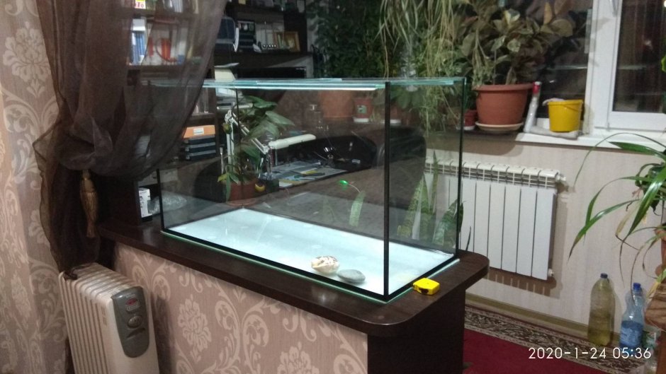 Аквариум из стеклопакетов