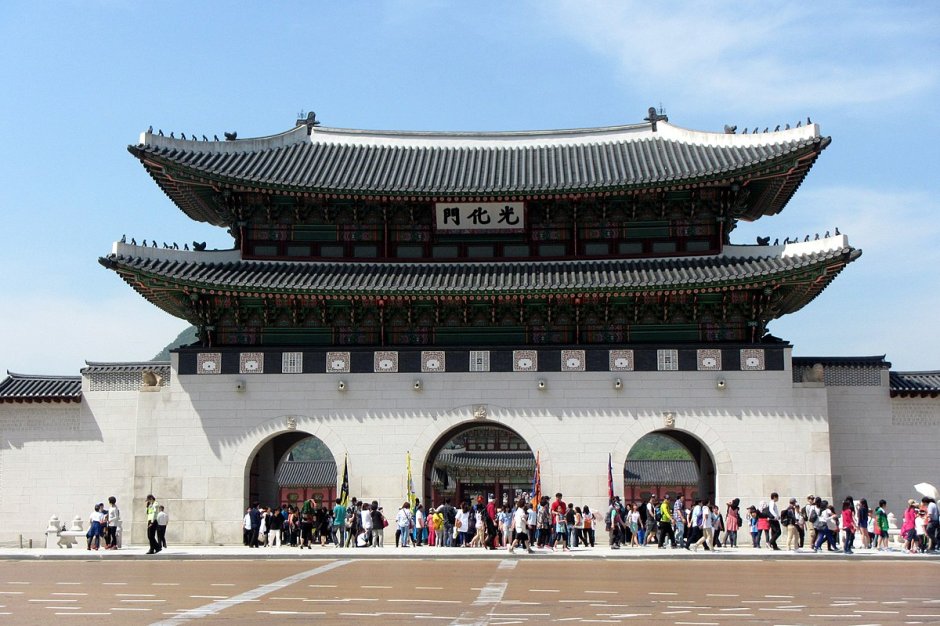 Дворец Gyeongbokgung Южная Корея