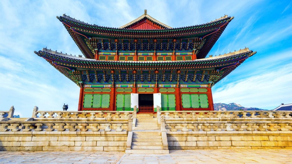 Дворец Кенбоккун в Сеуле HD