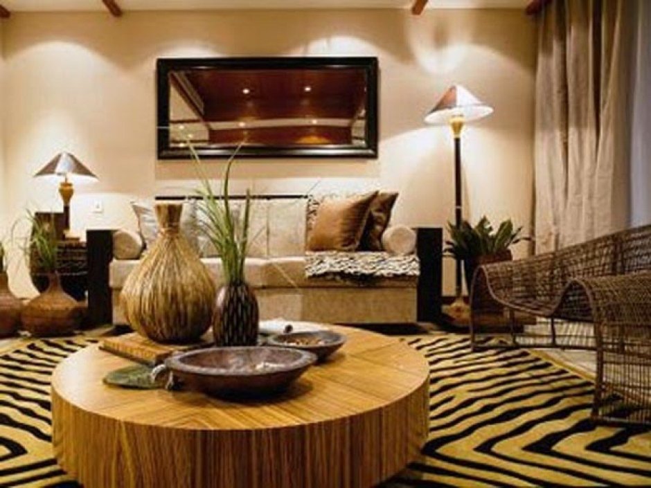 Мебель в гостиную в африканском стиле