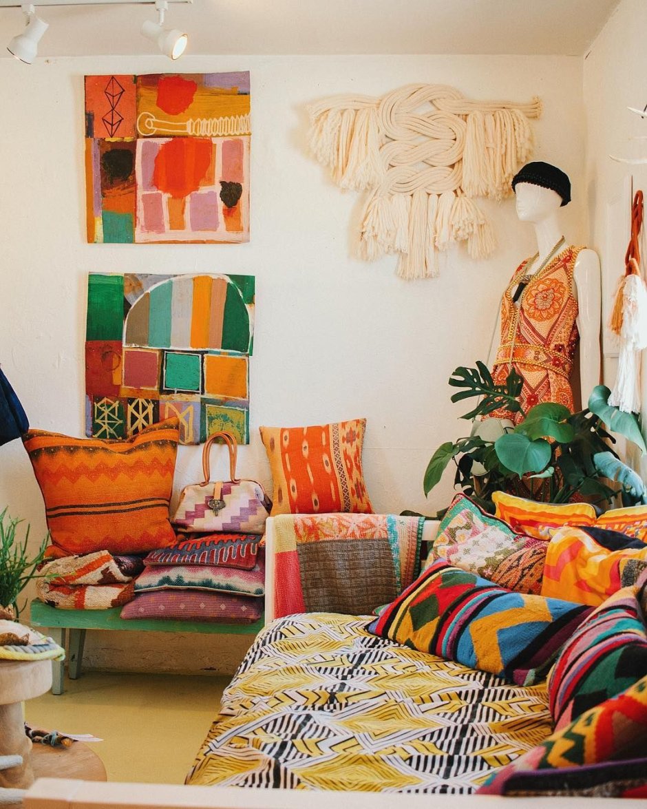 Текстиль в интерьере Африканский