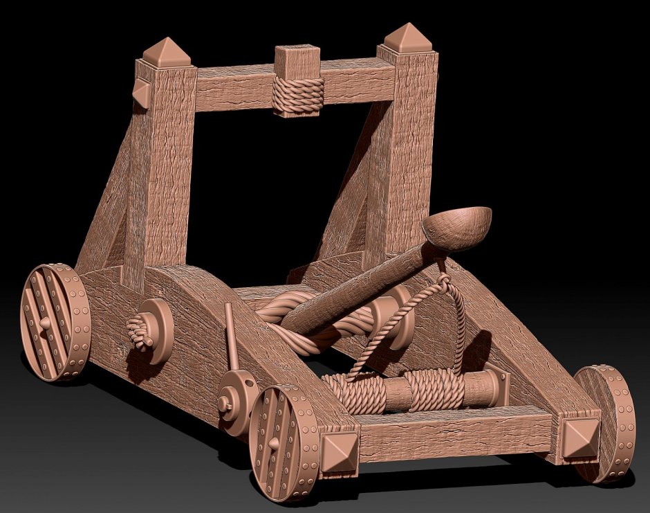 Blender катапульта