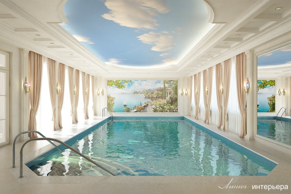 Luxury зона с бассейном