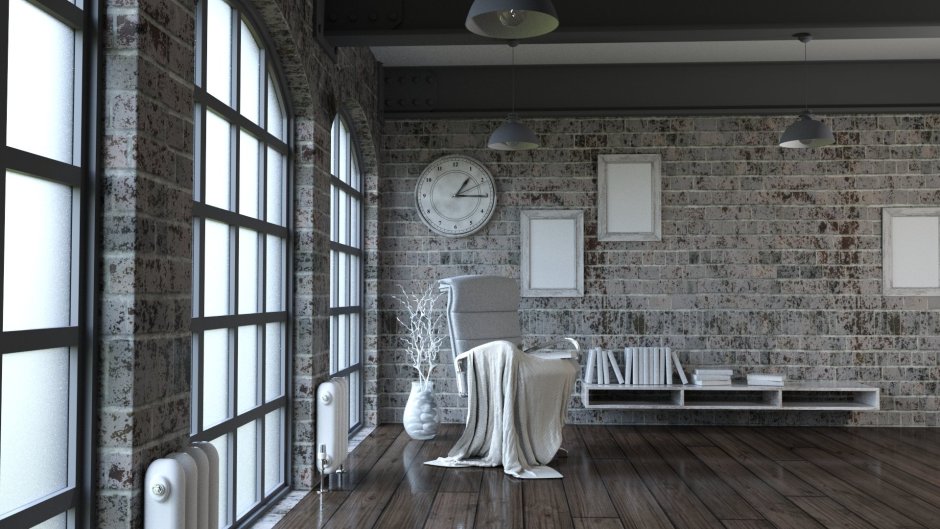 Сталинка интерьер лофт