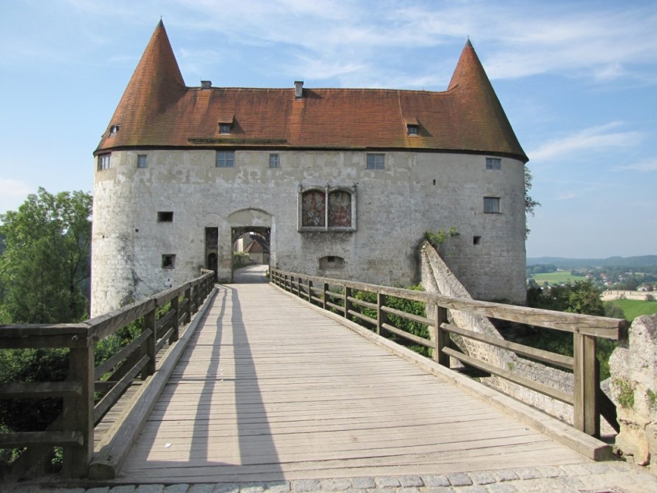 Замок Бургхаузен сверху