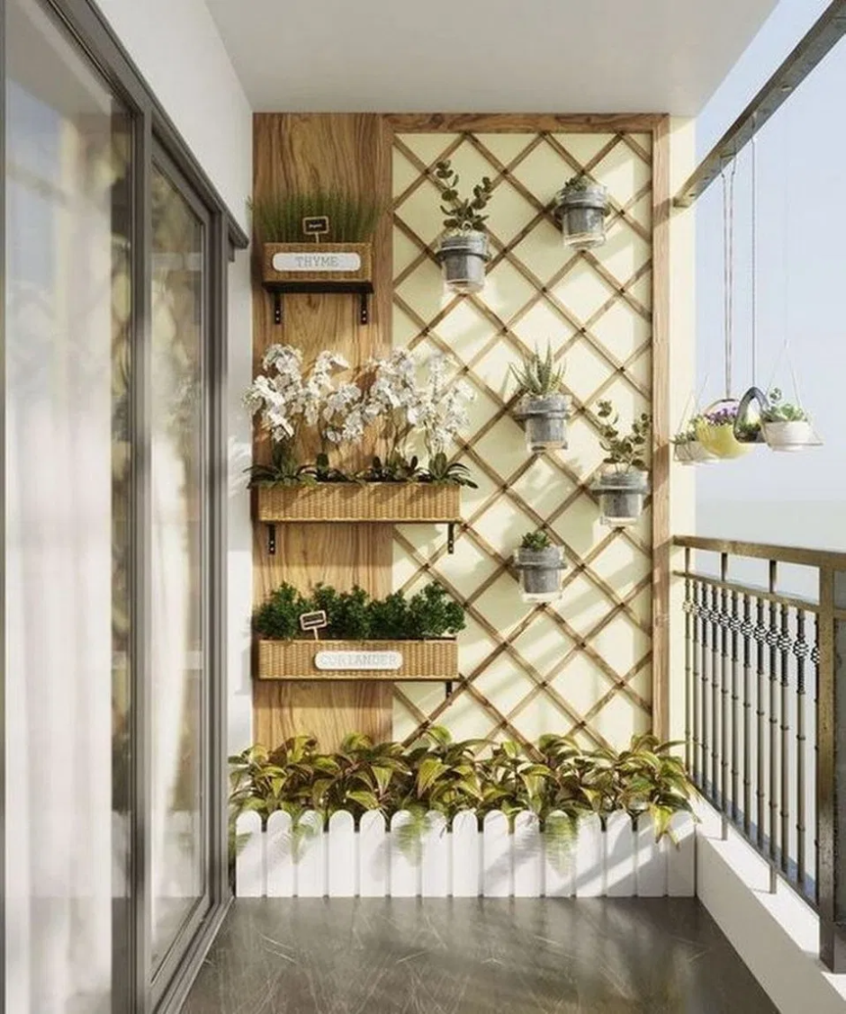 Декоративный балкон