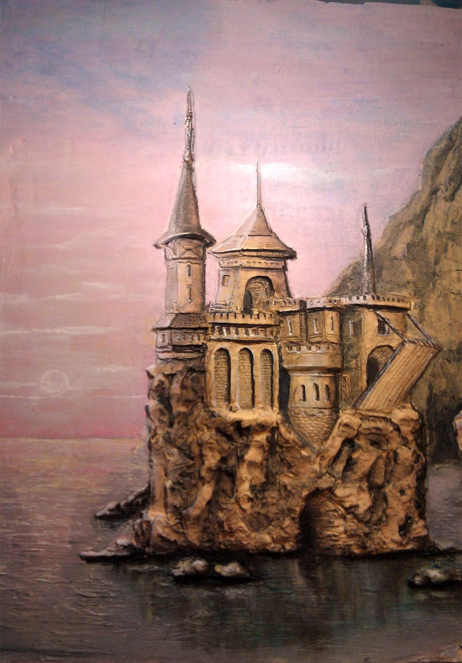 Барельеф замок