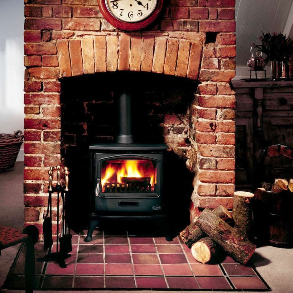 Дровяная печь-камин Fireplace Anna