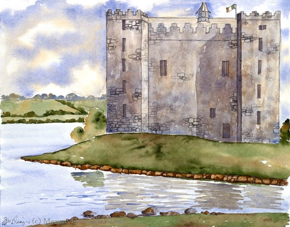 Замок Дромоленд Ирландия