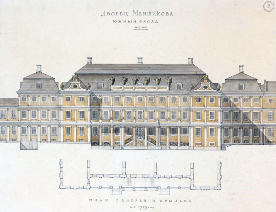 План зимнего дворца и Эрмитажа