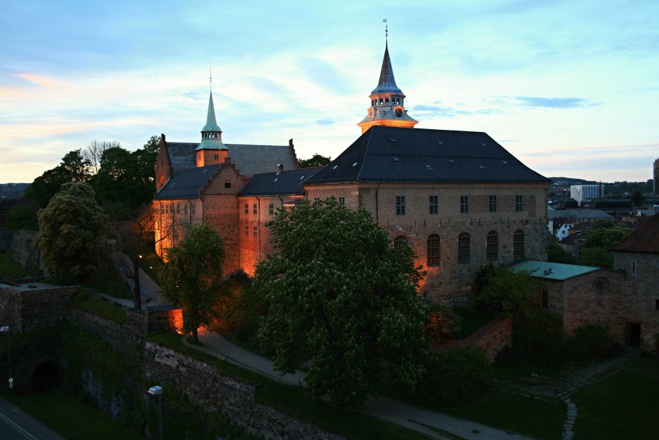 Крепость в Осло Норвегия