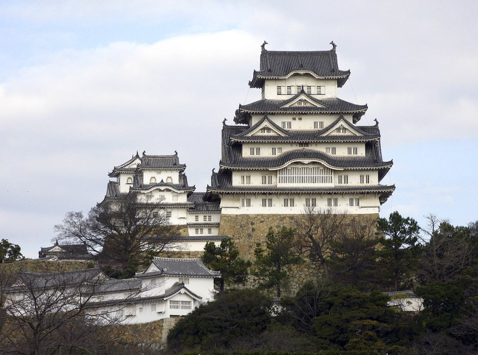 Замок белой Цапли Химедзи Япония внутри